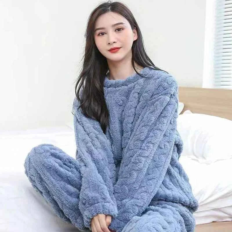 Abigail Damen Ultra Kuscheliges Winter Lounge Set für Ultimativen Komfort