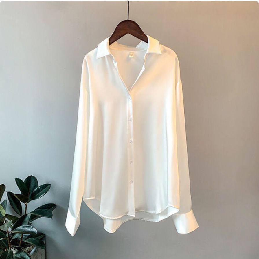 Camila - Elegantes Satinhemd für einen anspruchsvollen Stil