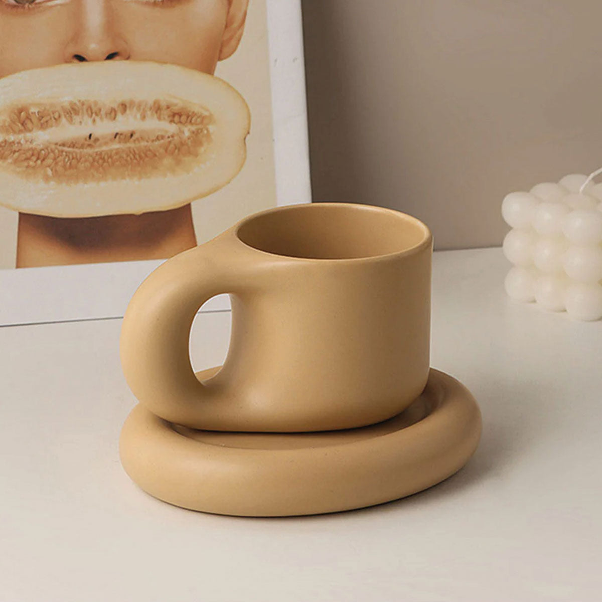 Kaffeetasse aus dickem Keramik – Elegant, langlebig und perfekt für einen Espresso