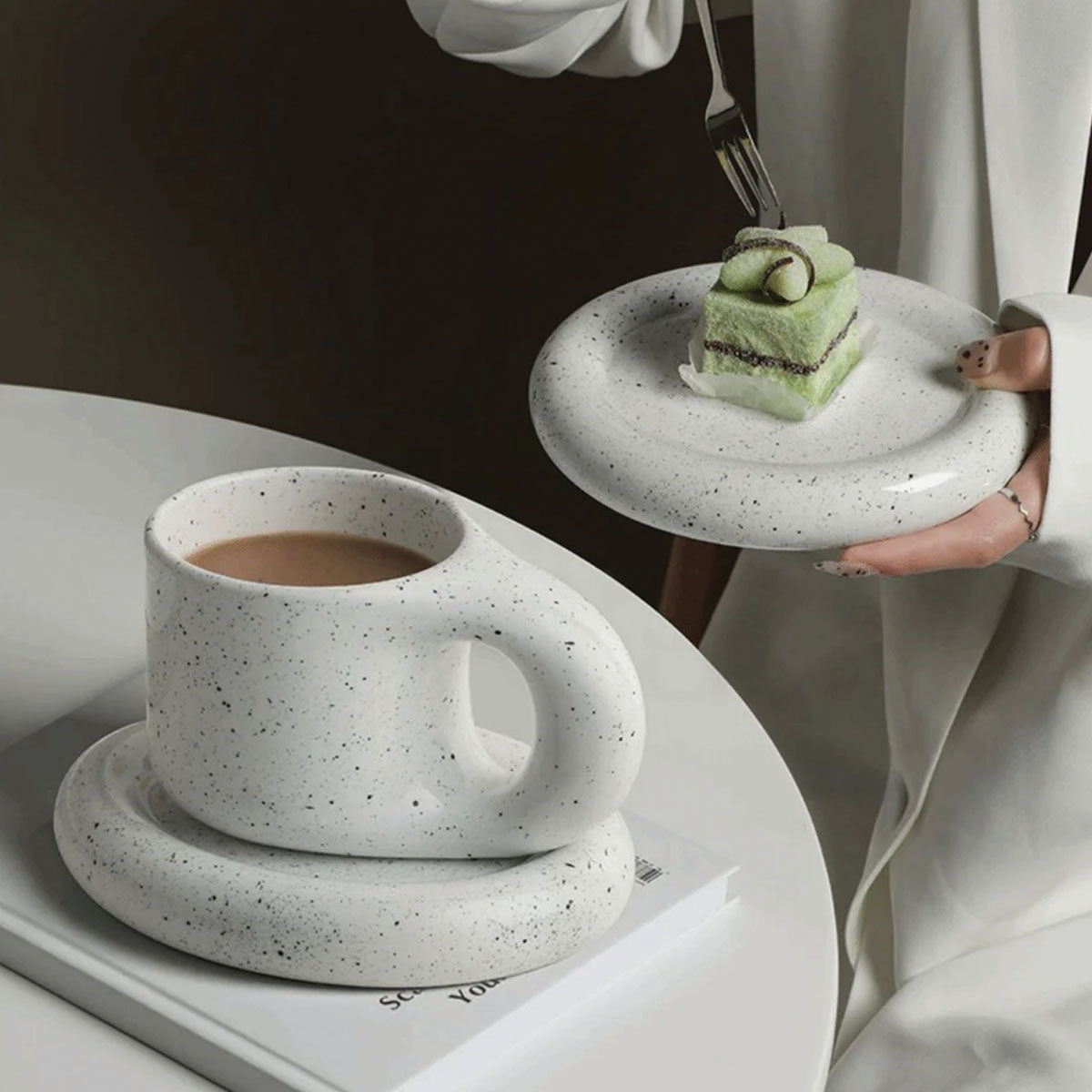 Kaffeetasse aus dickem Keramik – Elegant, langlebig und perfekt für einen Espresso