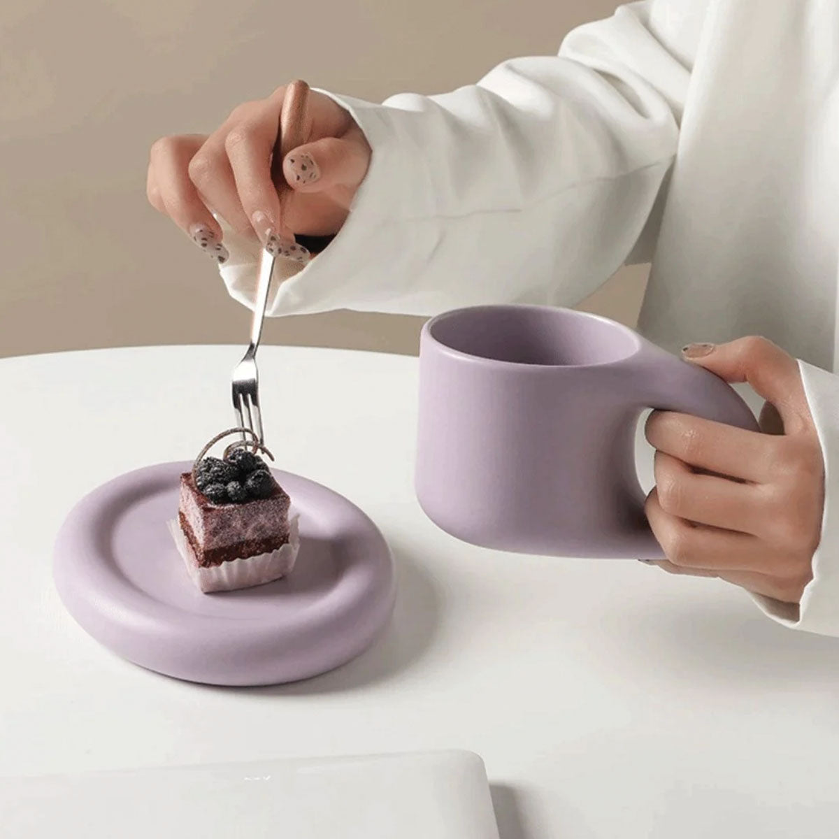 Kaffeetasse aus dickem Keramik – Elegant, langlebig und perfekt für einen Espresso