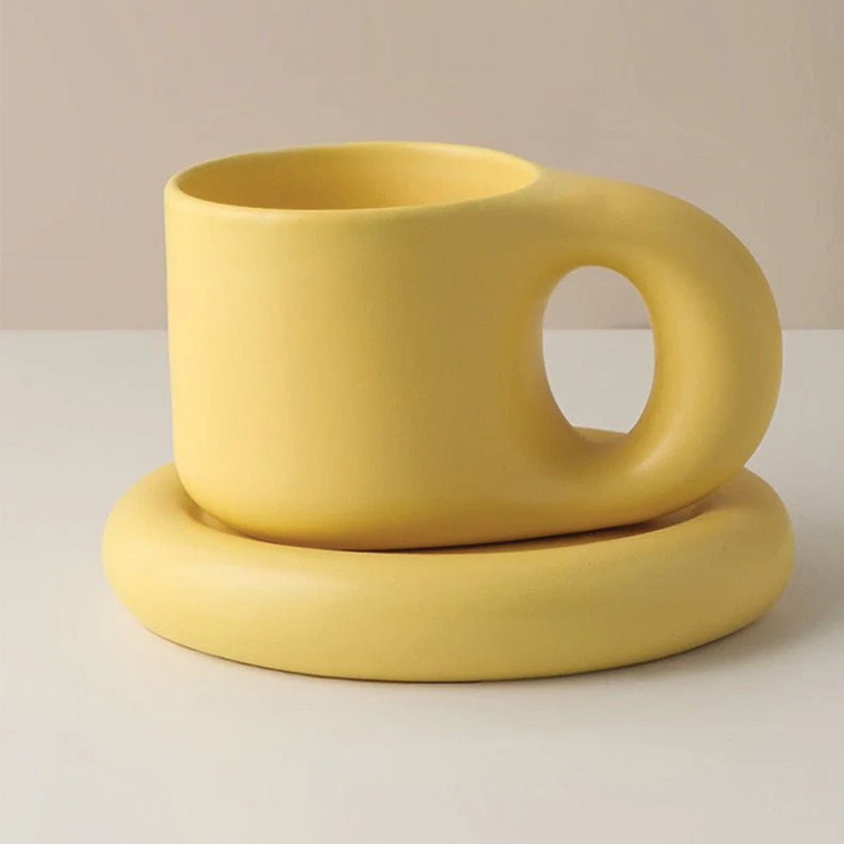 Kaffeetasse aus dickem Keramik – Elegant, langlebig und perfekt für einen Espresso