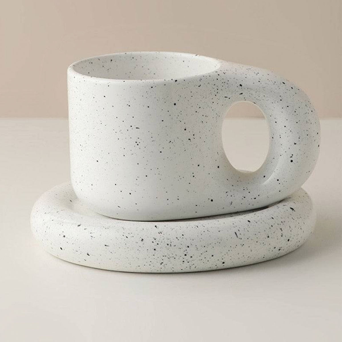 Kaffeetasse aus dickem Keramik – Elegant, langlebig und perfekt für einen Espresso