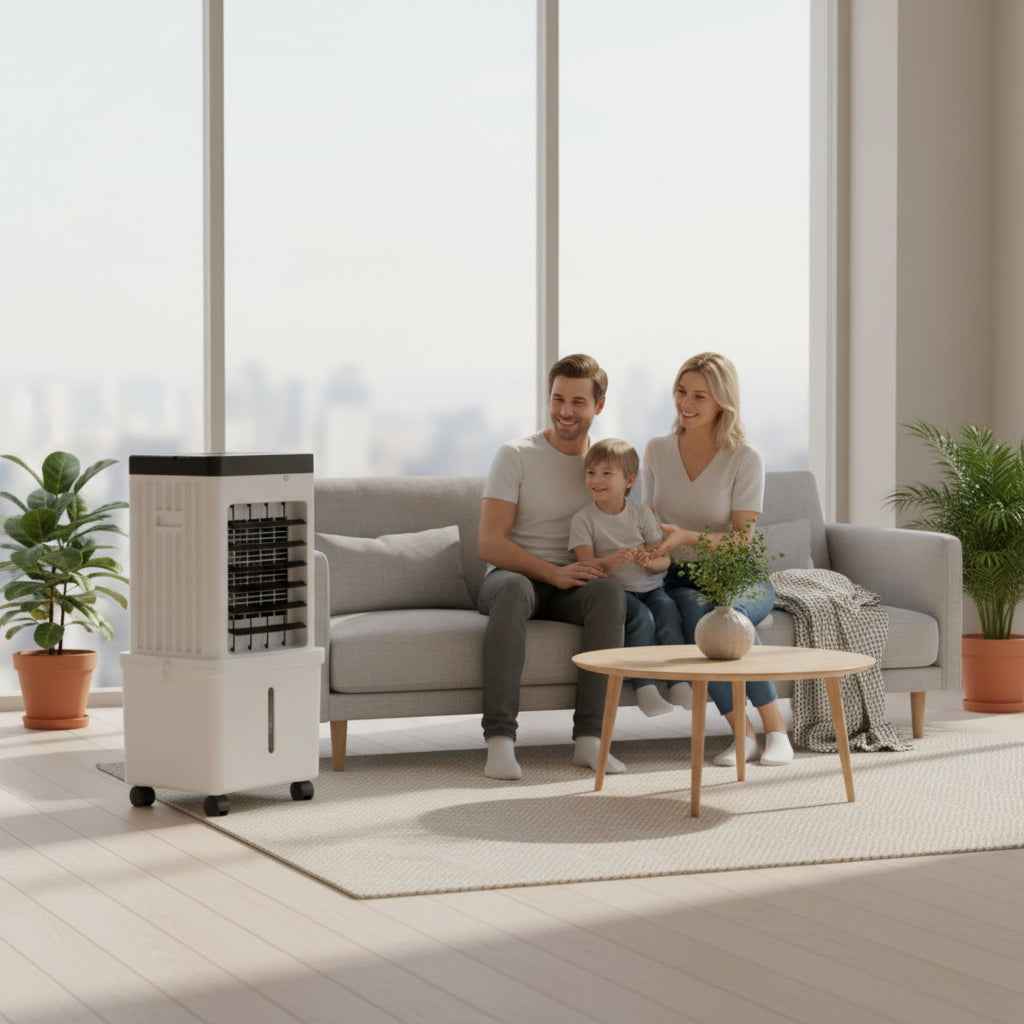 COOLNOVA - Mobiler Luftkühler - Flexible 3-in-1 Frische für Zuhause