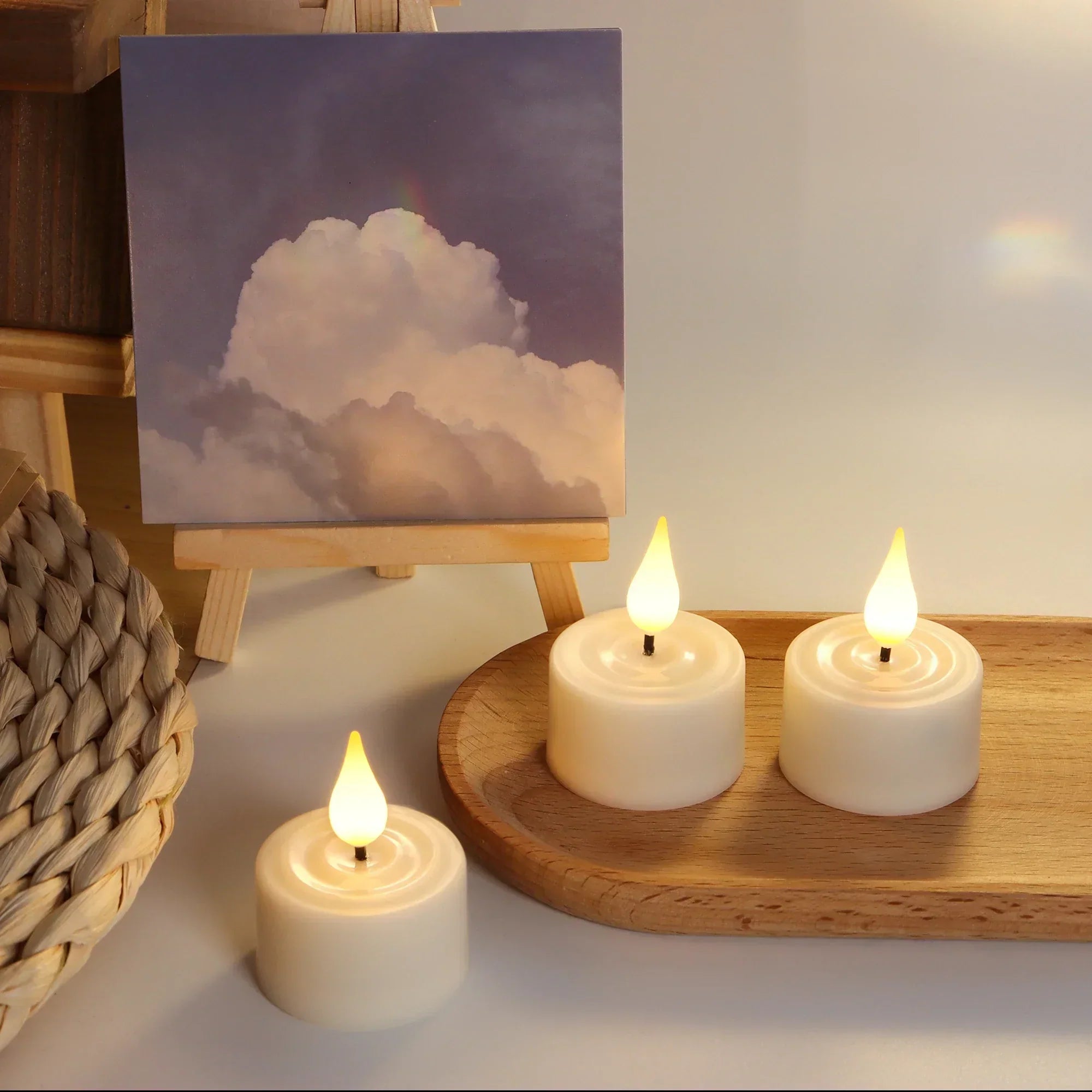 Flickerflex - Flackerkerzen LED mit Flammenloser Beleuchtung für eine Elegante und Sichere Dekoration