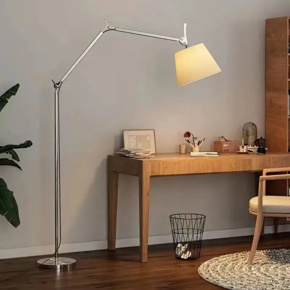 Selinara – Elegante koreanische Stehlampe mit langem Arm für Beleuchtung und Dekoration