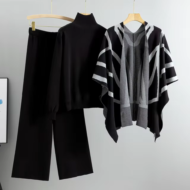 Sophia™ - Weiches und bequemes Strick-Set aus 2 Teilen für einen eleganten Stil