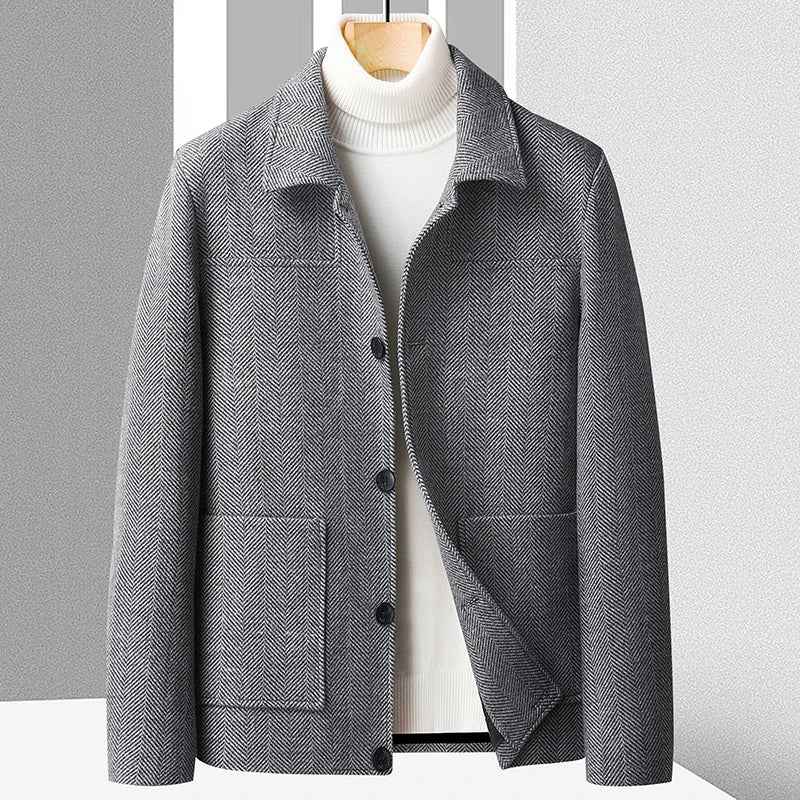 Marc Herringbone Kurzjacke für stilvollen Komfort