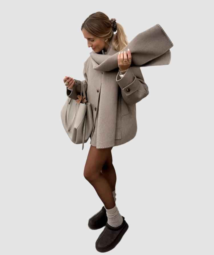 BELLA Schaljacke – Mühelos chic, kuschelig und warm