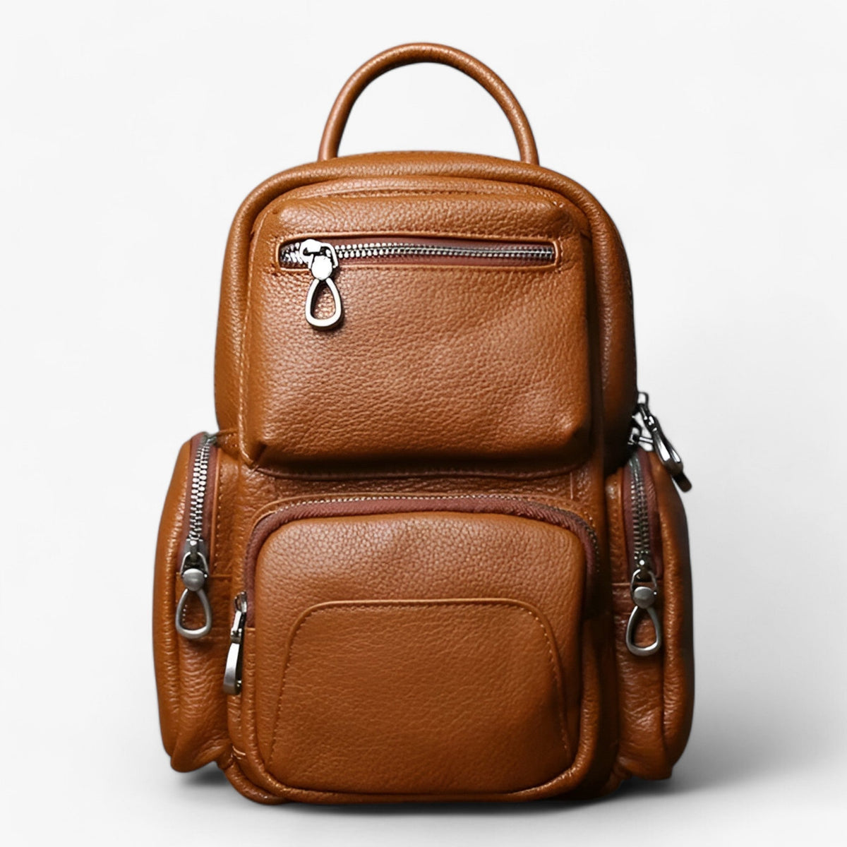 Herren 2-in-1 Leder Brusttasche und Rucksack