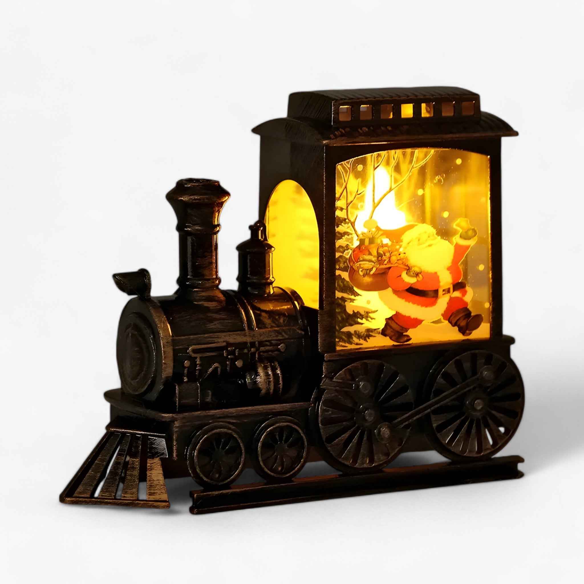 Vintage Zug-Lampen | Tragbare Batterielampen – Festliche Weihnachten- und Partydekoration