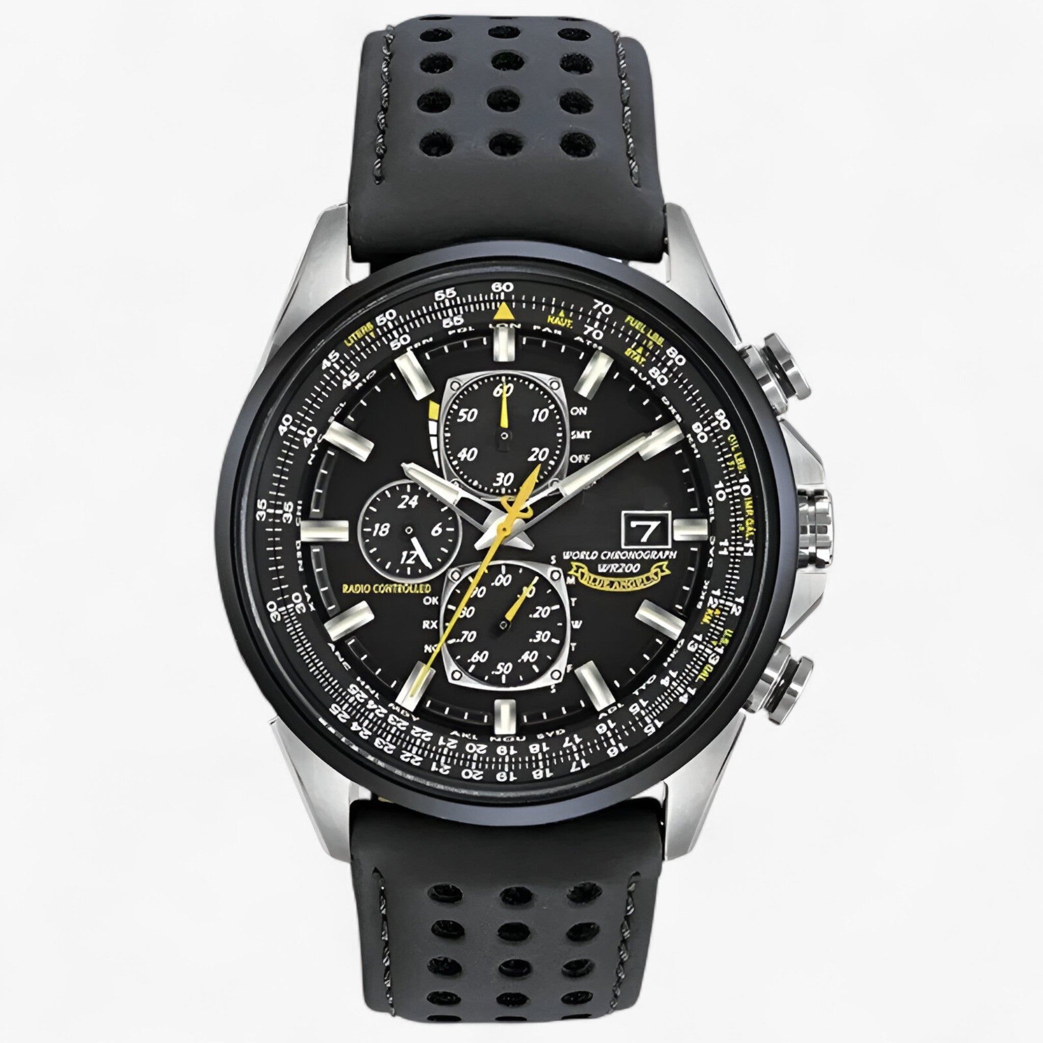 Uhr Chronograph Herr MultiSteel 42mm, Stahl Silber, Zifferblatt Blau Elegant