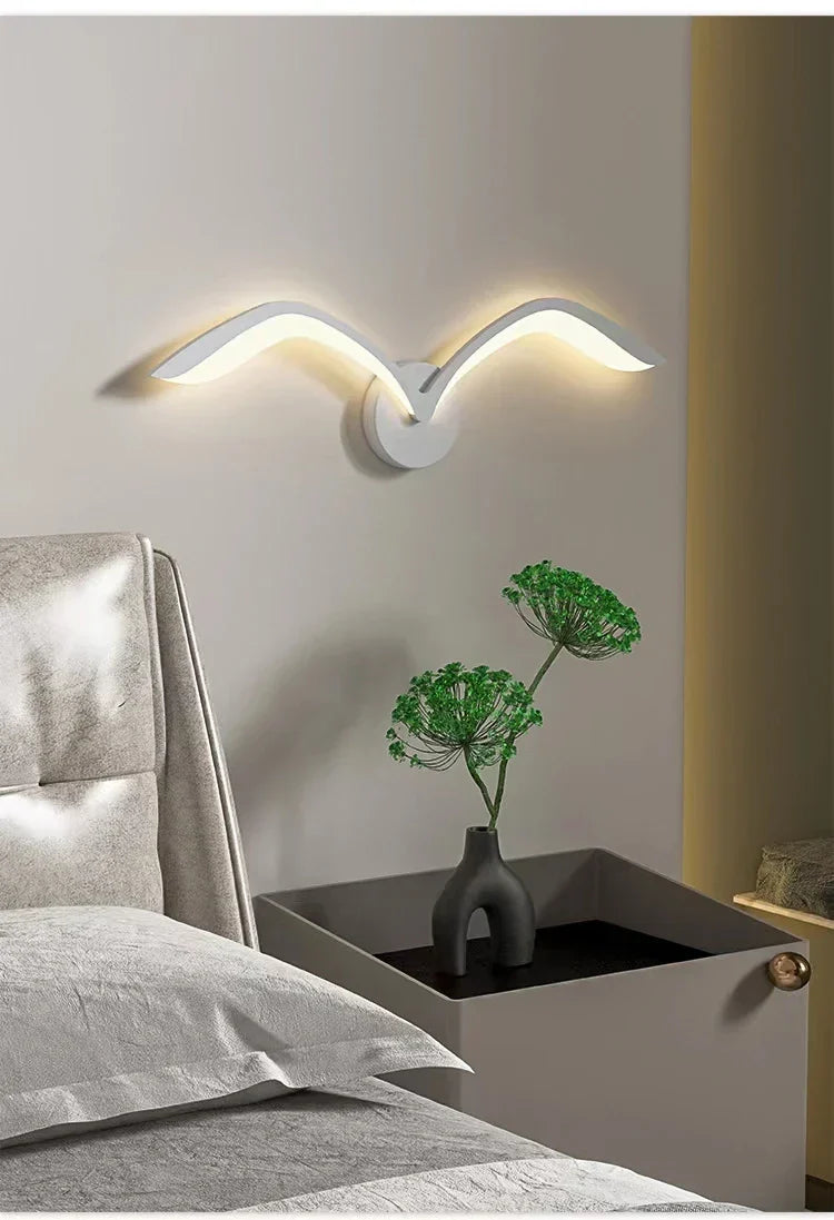 NordicNest Seagull Glow Wandleuchte – Elegante und beruhigende Beleuchtung für Ihr Zuhause