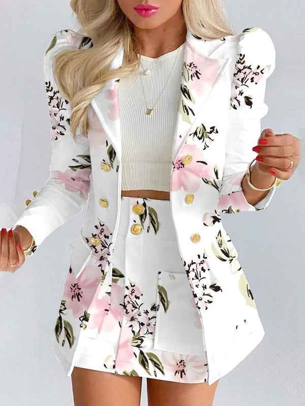 Chic Bella Damen Blazer- und Rock-Set – Elegant und Vielseitig