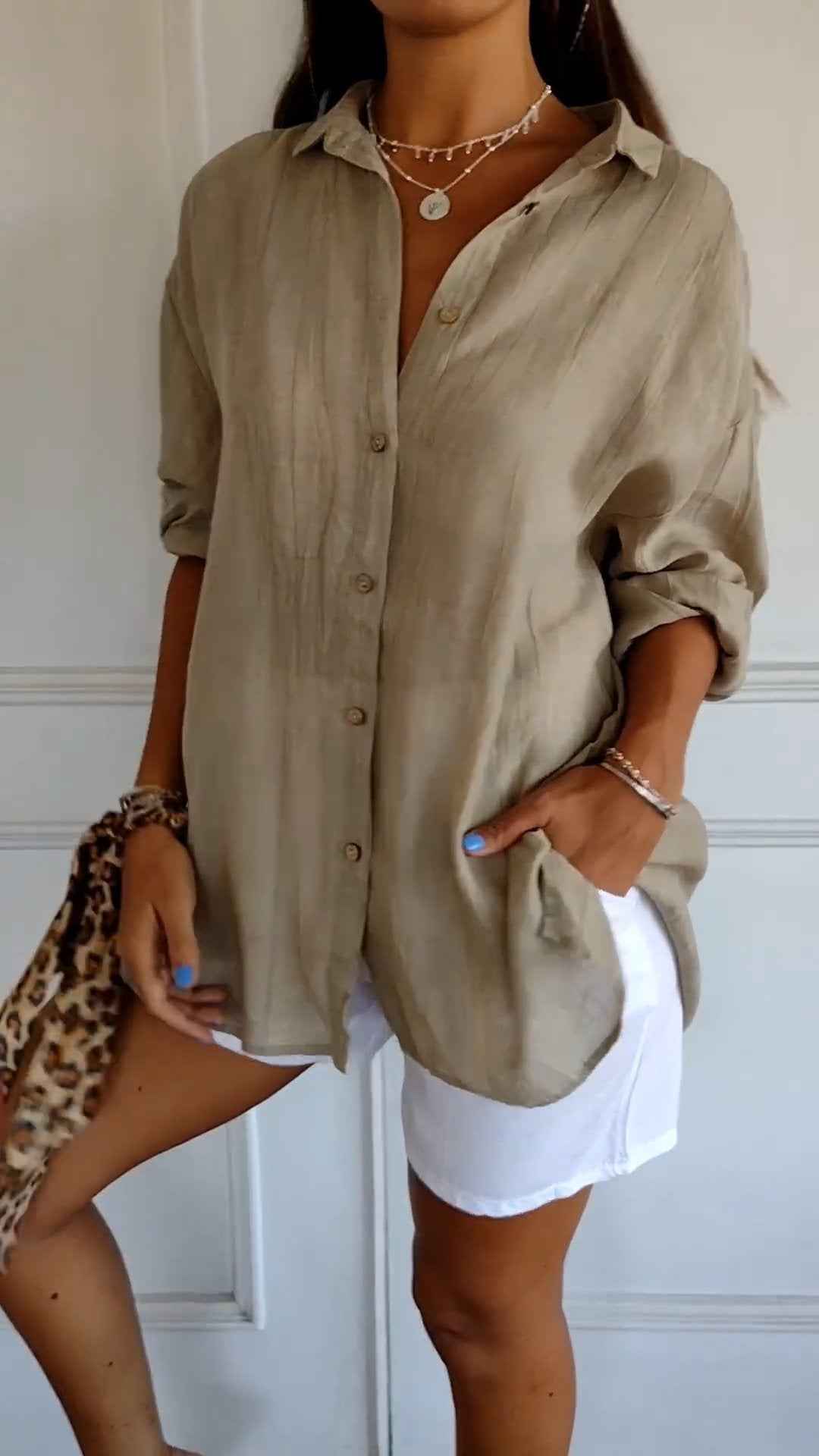 Seriza – Relaxed Button Blouse