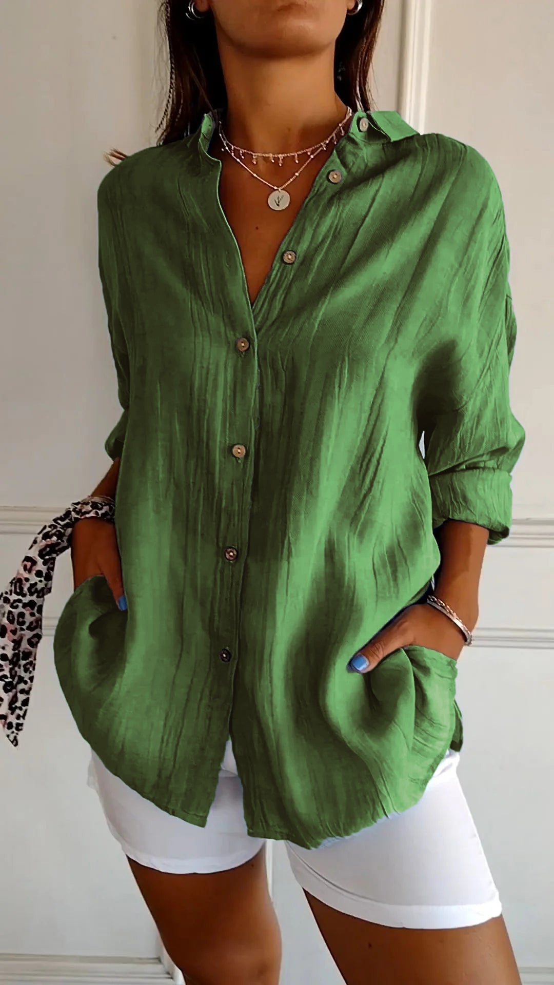 Seriza – Relaxed Button Blouse 7
