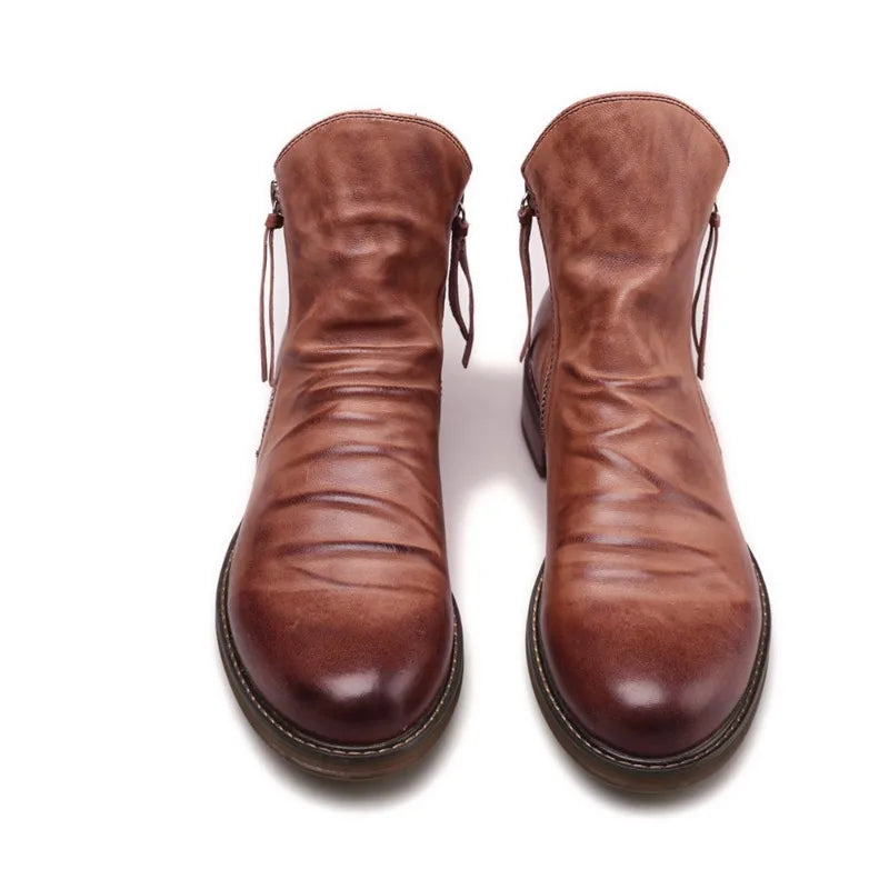 Owens – Modische Leder-Chelsea-Stiefel für einen trendigen Look