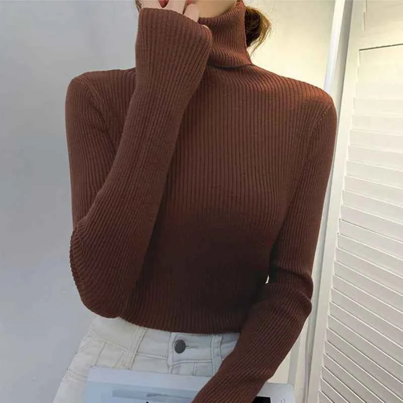 Stilvoller Damen-Rollkragenpullover für modernen Komfort