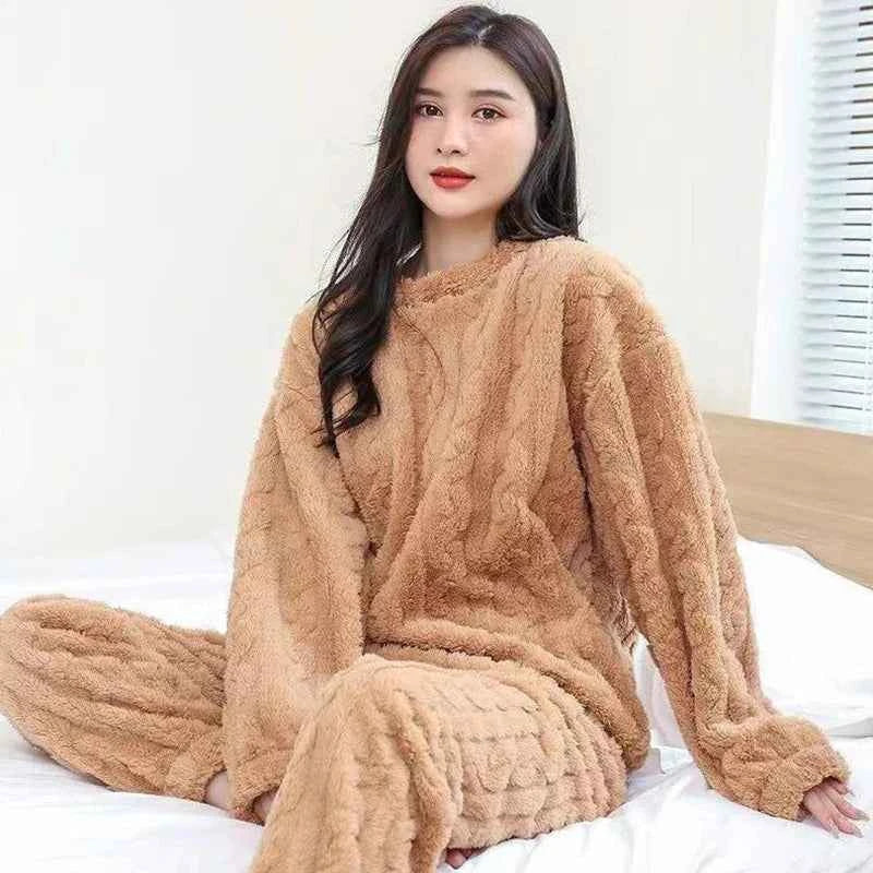 Abigail Damen Ultra Kuscheliges Winter Lounge Set für Ultimativen Komfort