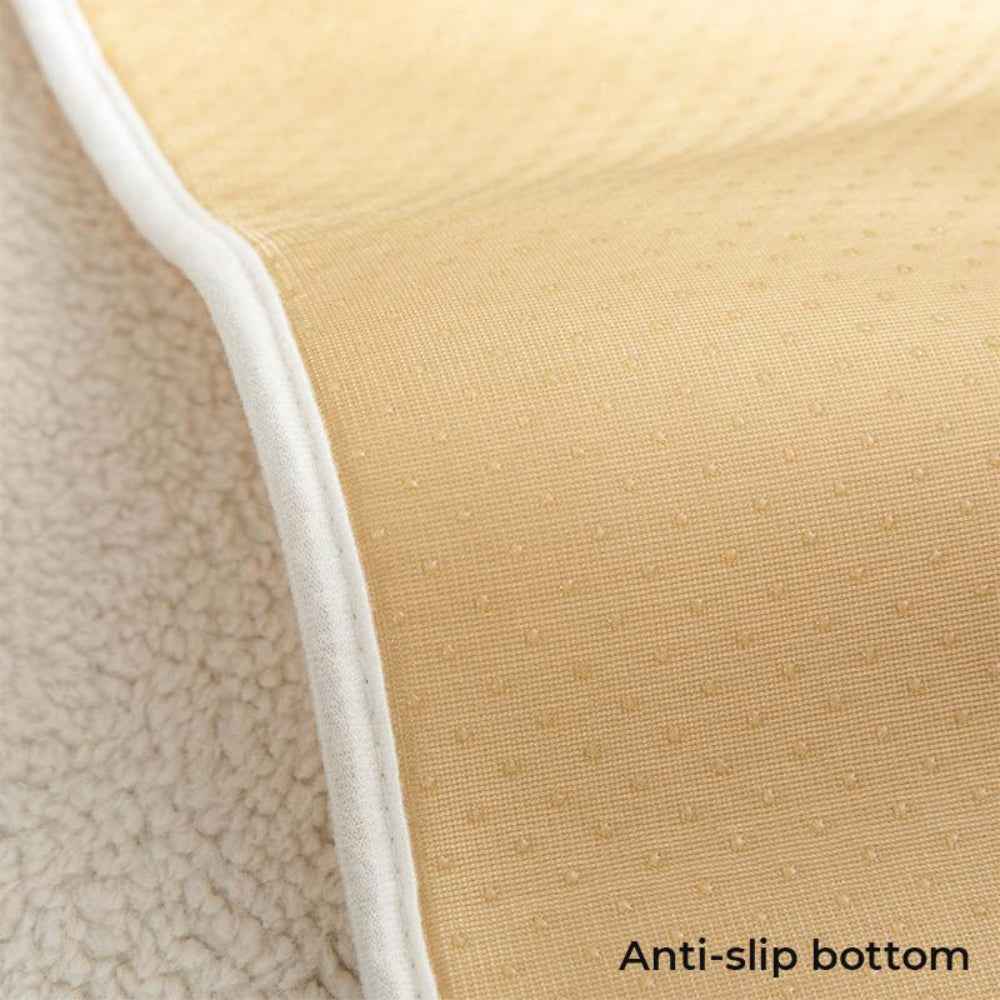 Sherplush - Wasserabweisender & Rutschfester Sherpa-Fleece-Bezug für Sofas