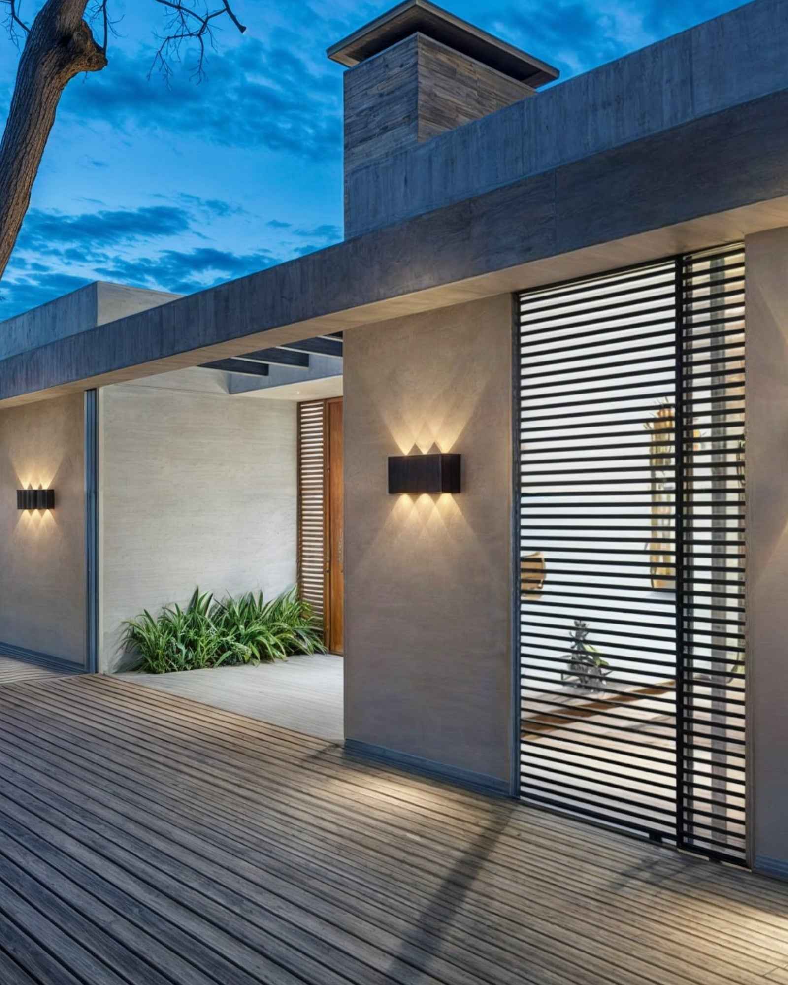 Stilvolle Wandlampe für den Außenbereich