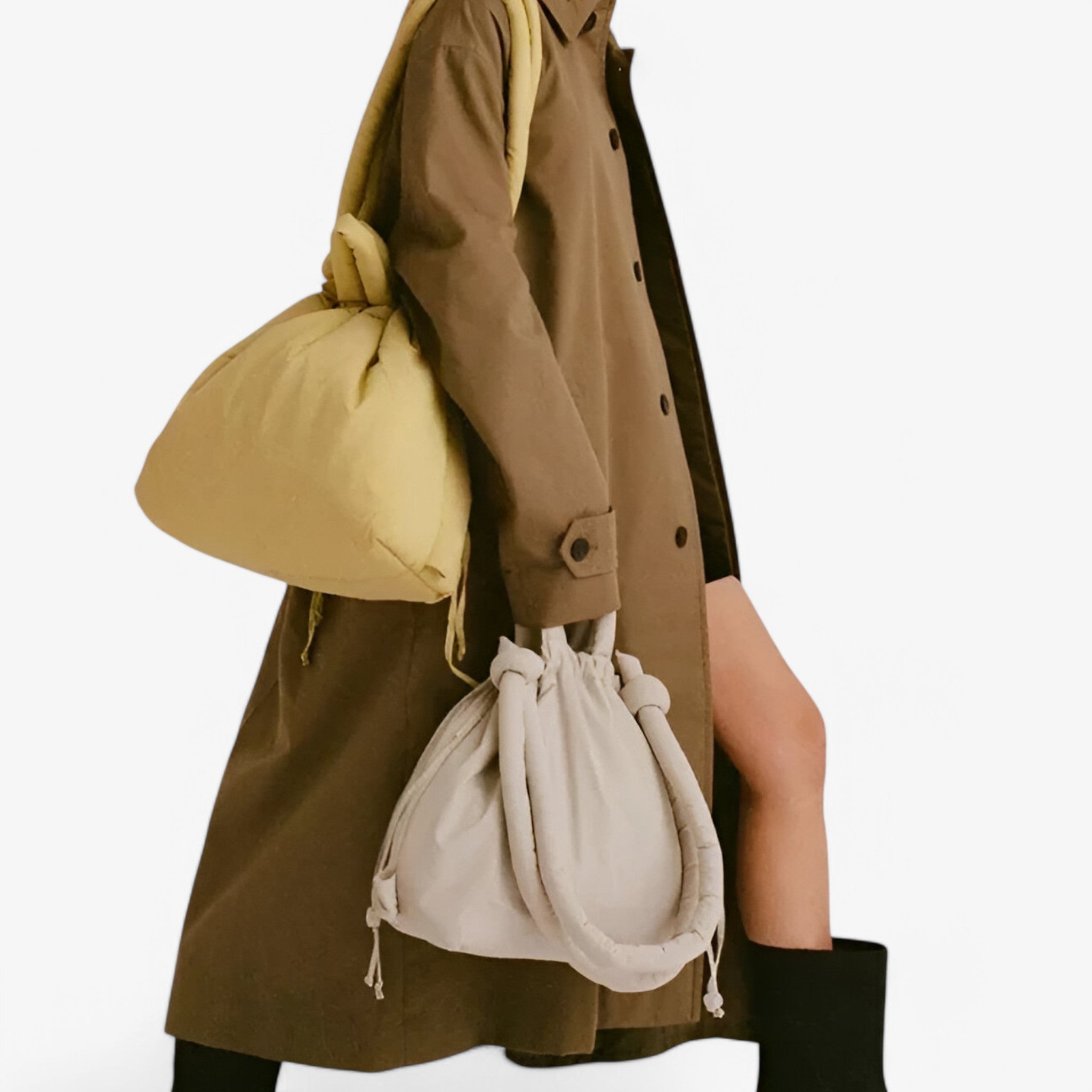 Stylische Handtasche Damen mit Puffer-Design 3