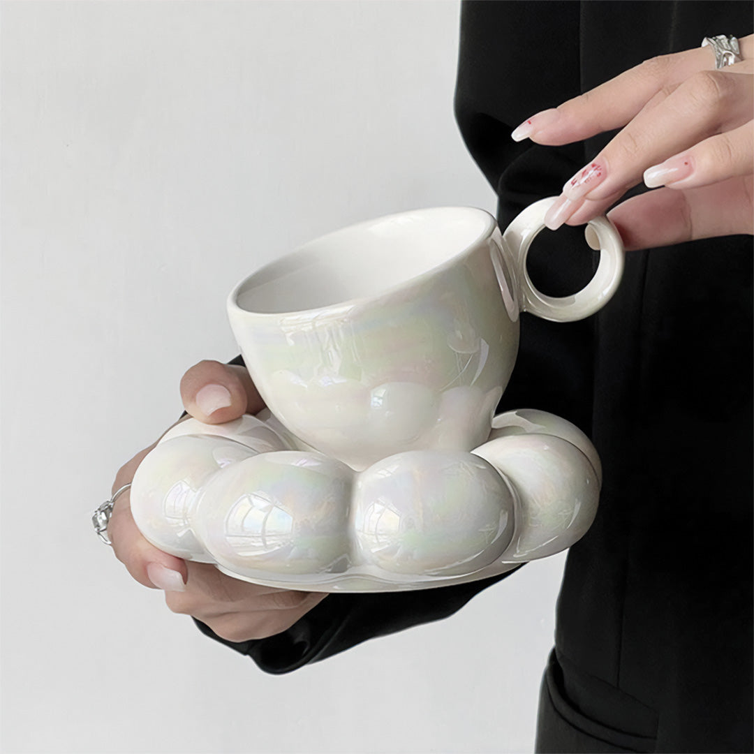 Tasse Sonnenblumenschmuck mit elegantem Blumendesign für Ihren Morgenkaffee