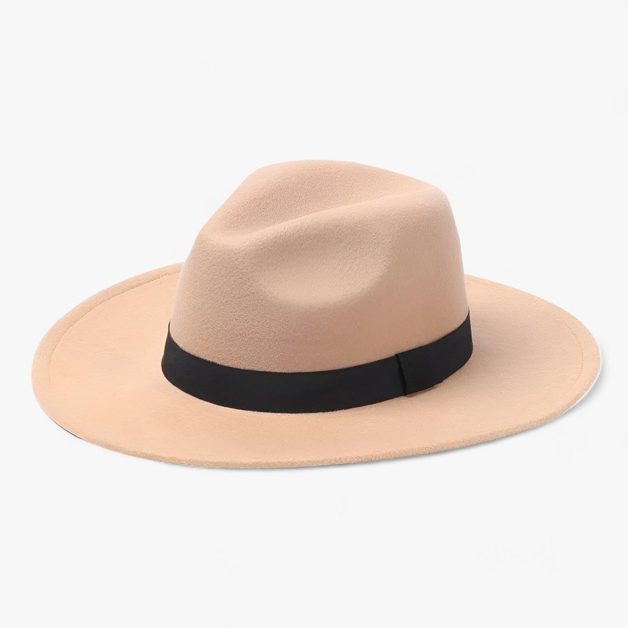 Unisex Vintage Wool Fedora Hut 0