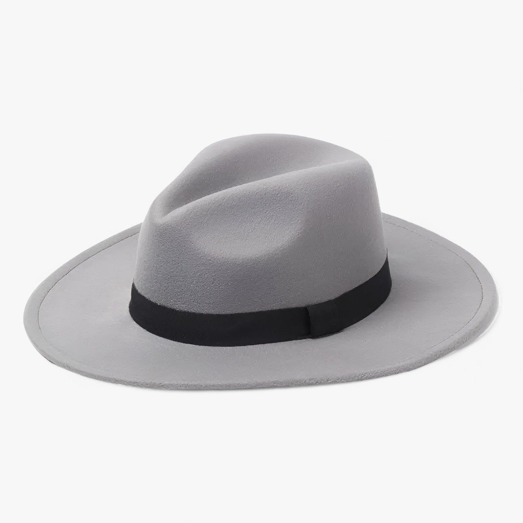 Unisex Vintage Wool Fedora Hut 8