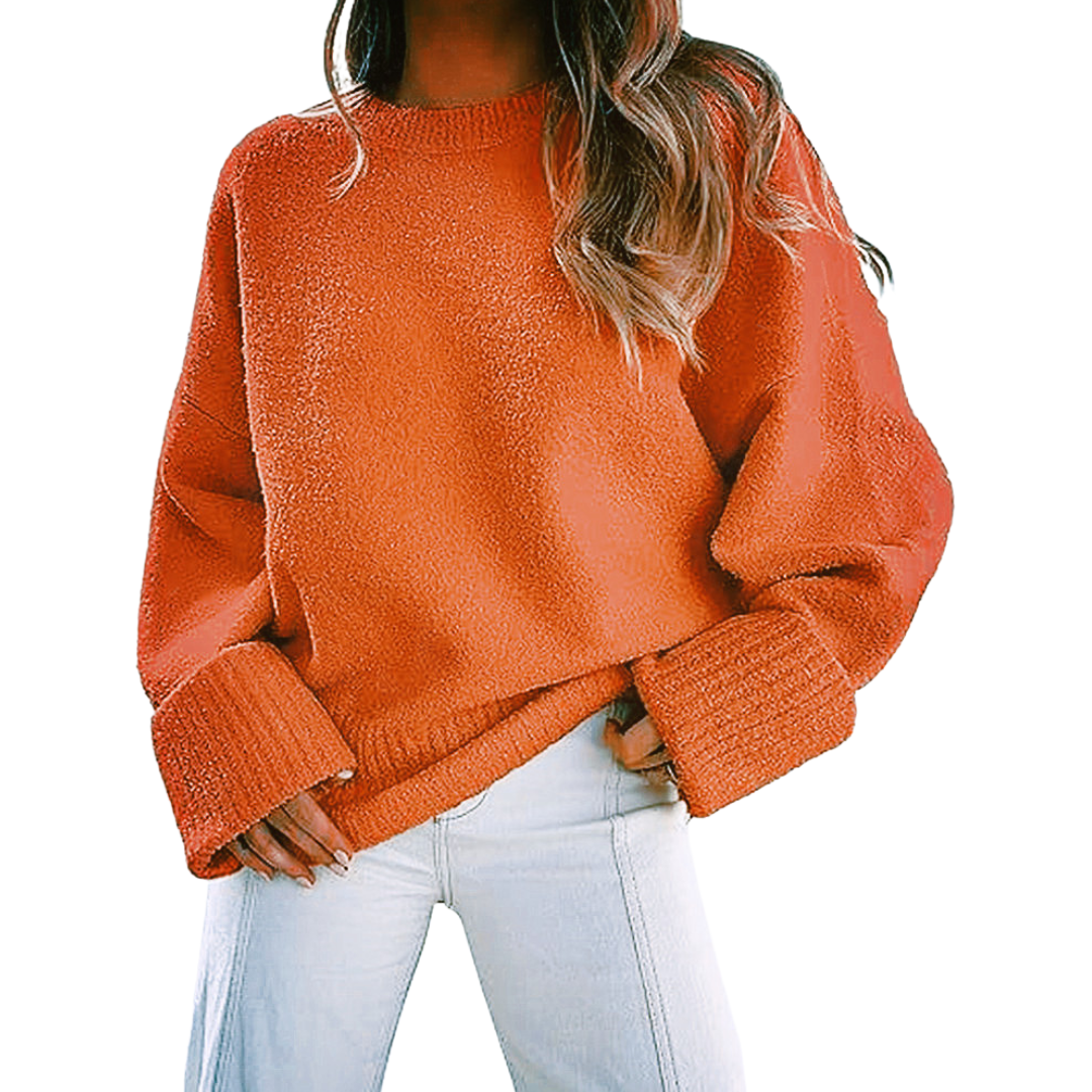 Gemützlicher Oversize-Flausch-Strickpullover – wolkenweicher Komfort, lockere Passform