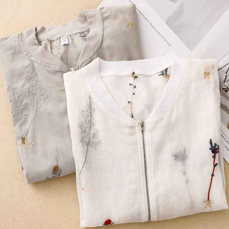 Arlette Couture Baumwoll-Leinen-Jacke