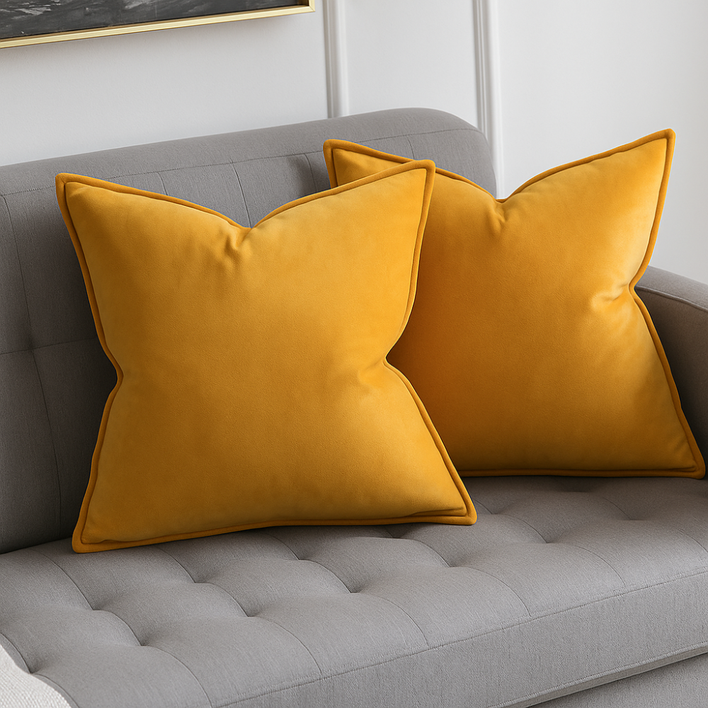 VelvetElegance - Luxuriöser Dekokissenbezug für stilvolle Akzente