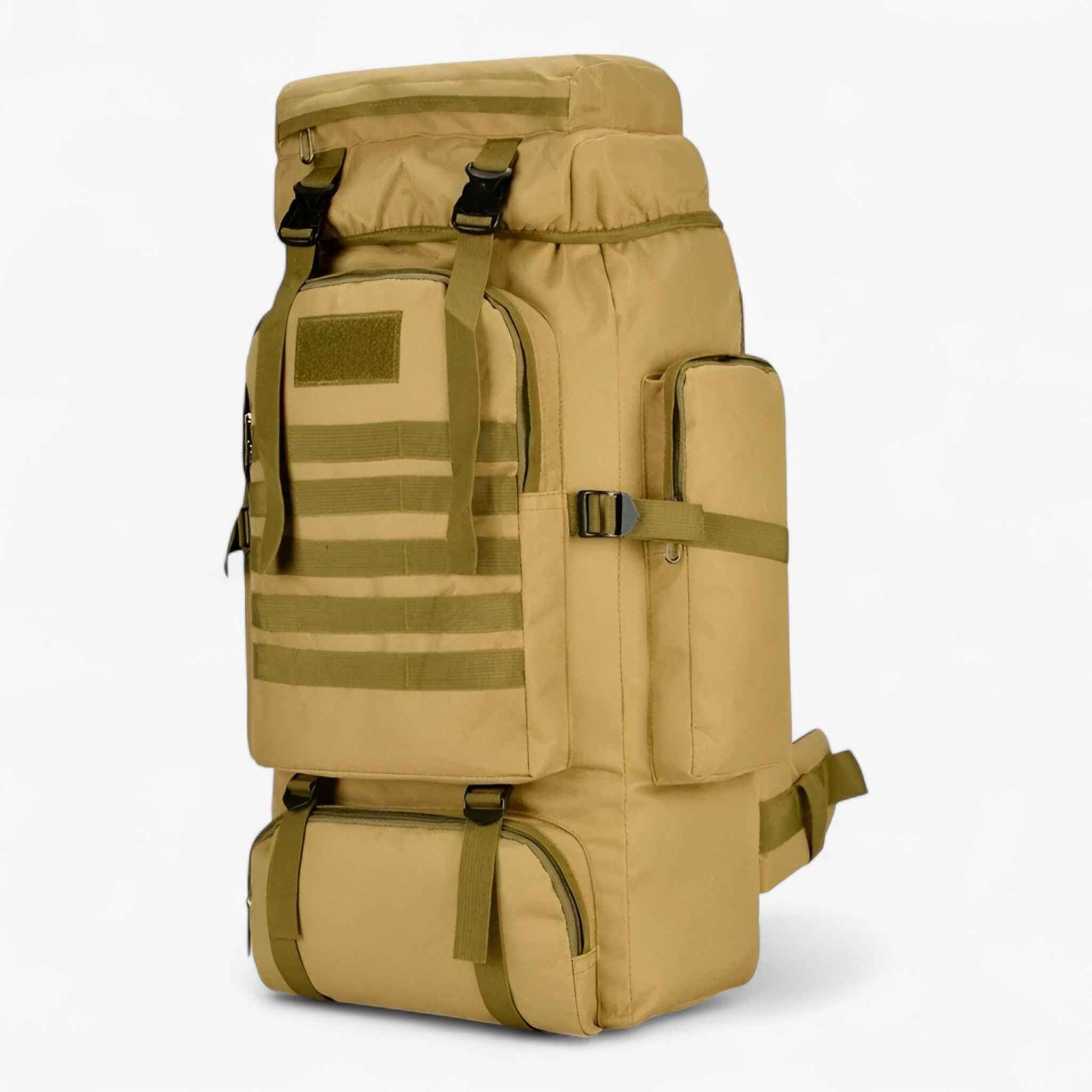 Wanderrucksack Herren 80L Wasserdicht Trekking