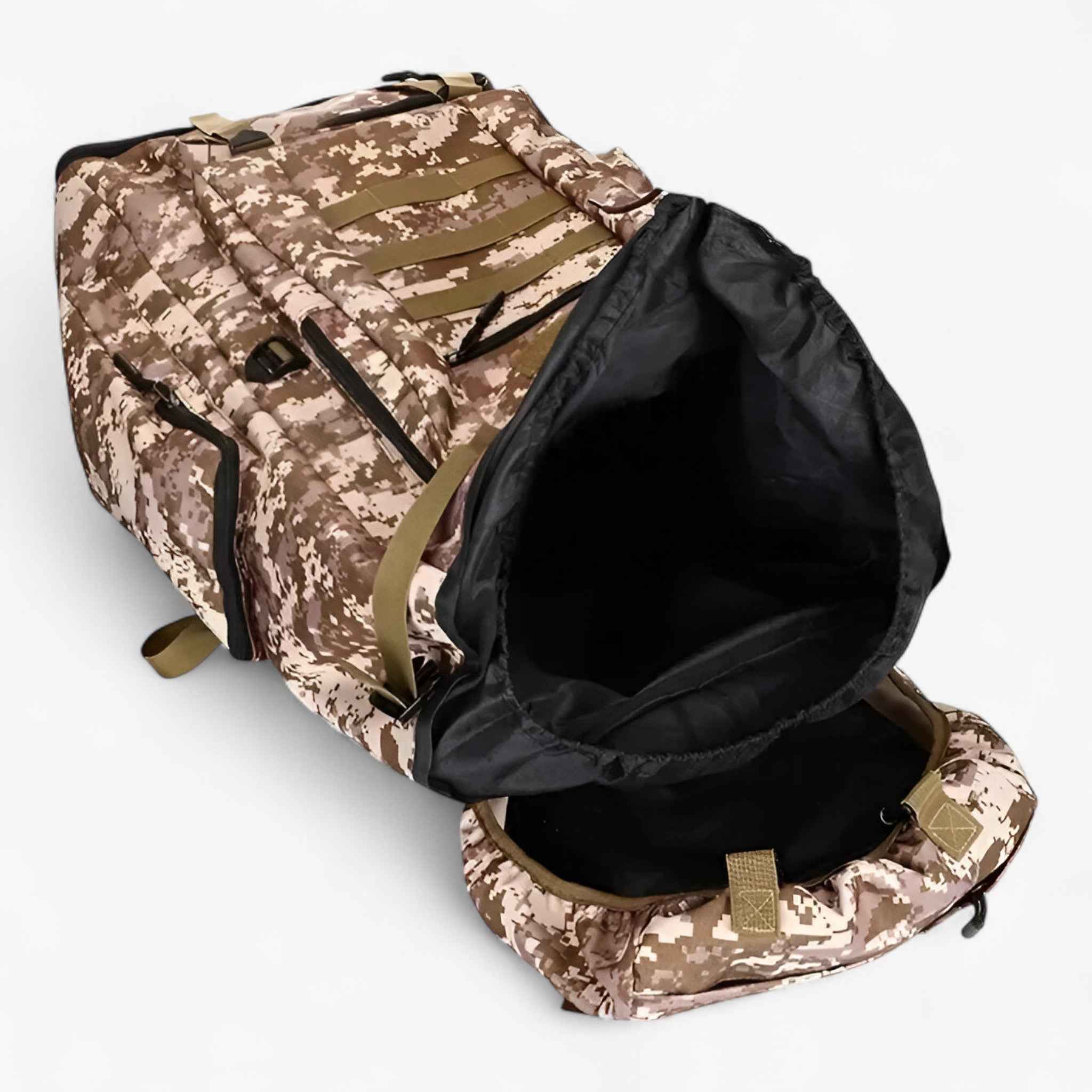 Wanderrucksack Herren 80L Wasserdicht Trekking