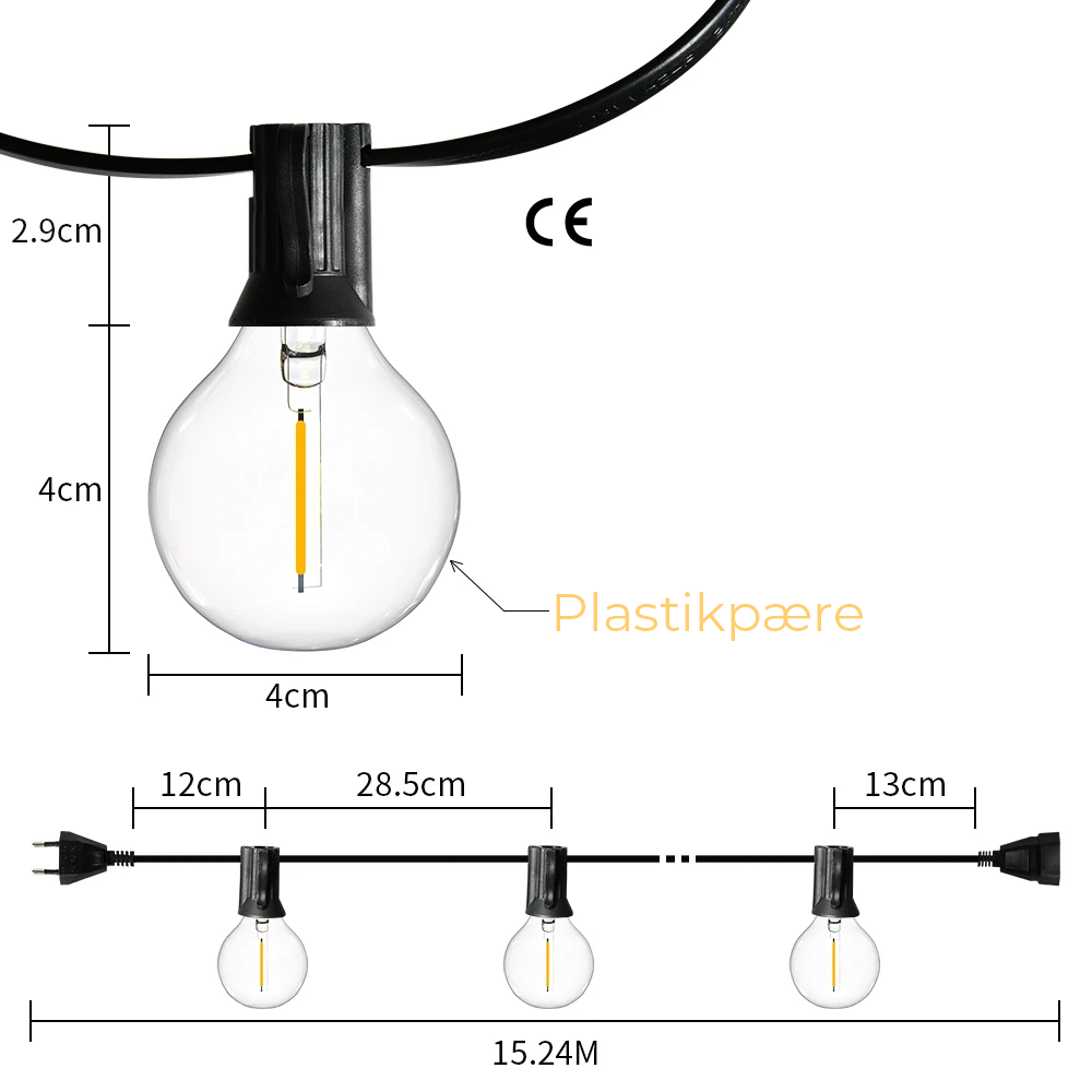 Wasserdichtes LED-Lichtband für den Außenbereich 4