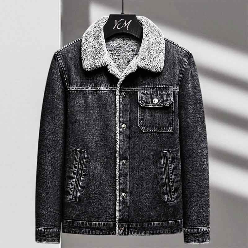 Calvin Denim Sherpa Jacke