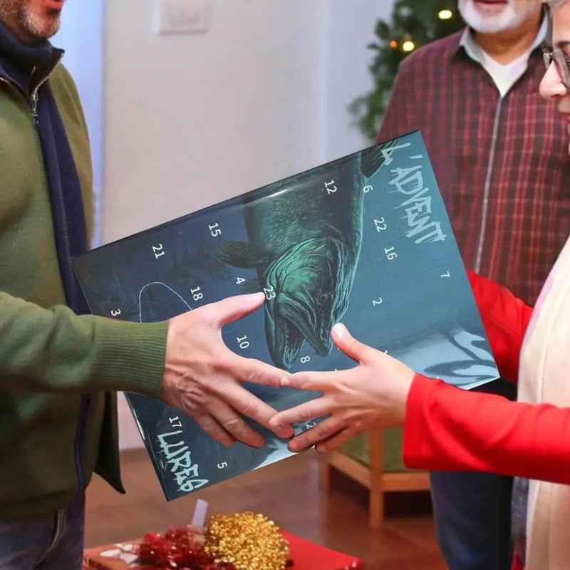 HookTide – Fischerei Adventskalender Weihnachtsgeschenk für Angelfreunde