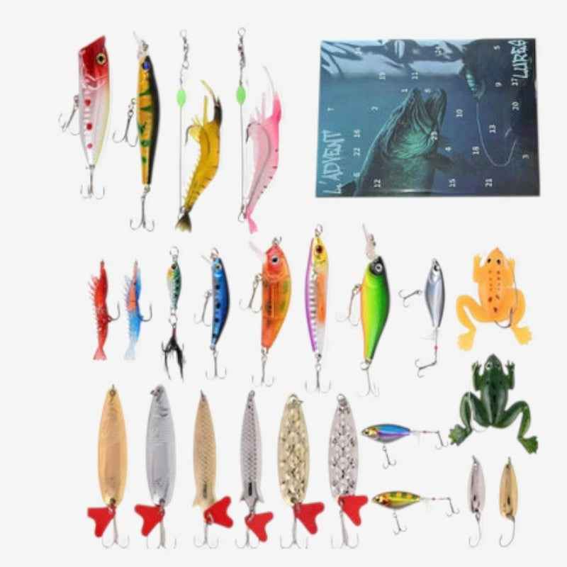 HookTide – Fischerei Adventskalender Weihnachtsgeschenk für Angelfreunde