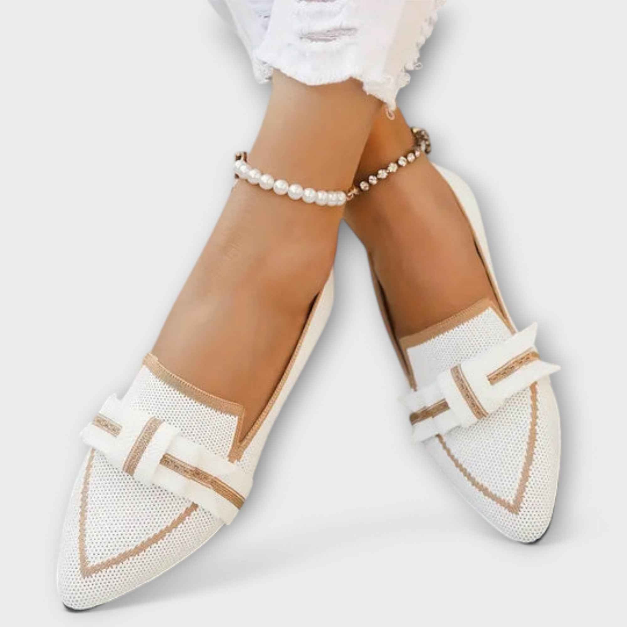 Schicke flache Schnürschuhe für Damen