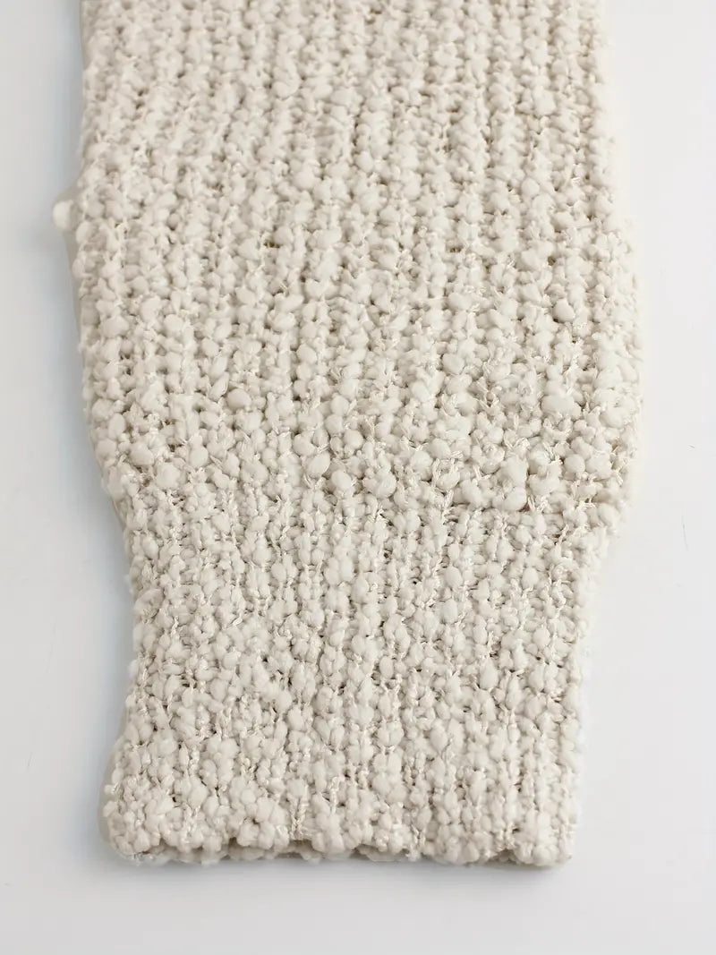 Fenna™ Modische Schulterfreie Grobstrickpullover für Komfort und Stil