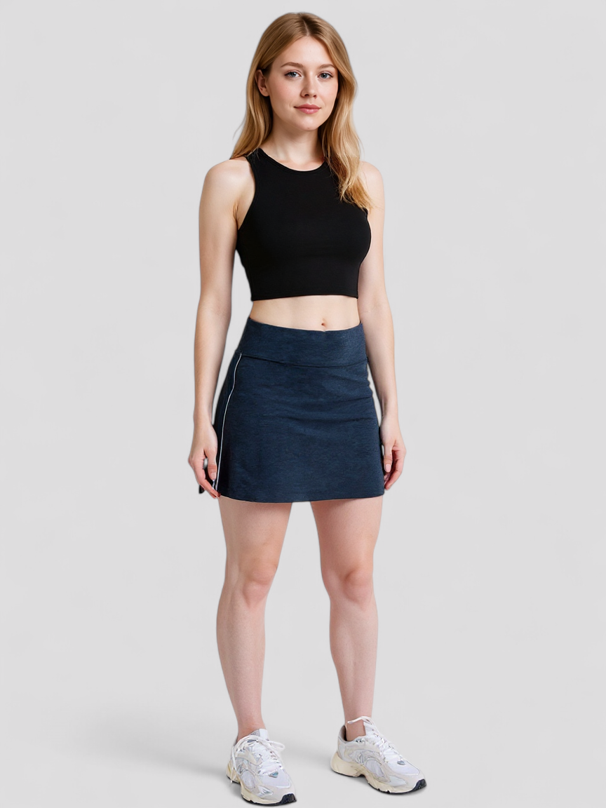 Begina | Rock für Damen Konfektions-Stretch-Minirock Weich Sportlich Sommer