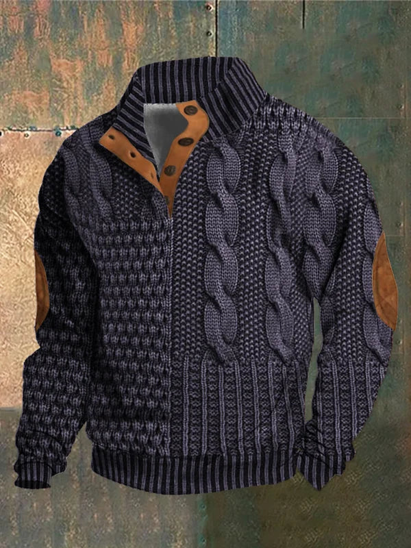 Herren Strickpullover mit stilvollem Muster für maximalen Komfort