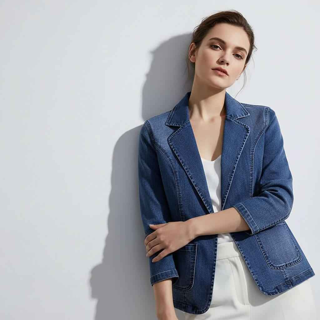 Theodora Bio-Denim-Blazer