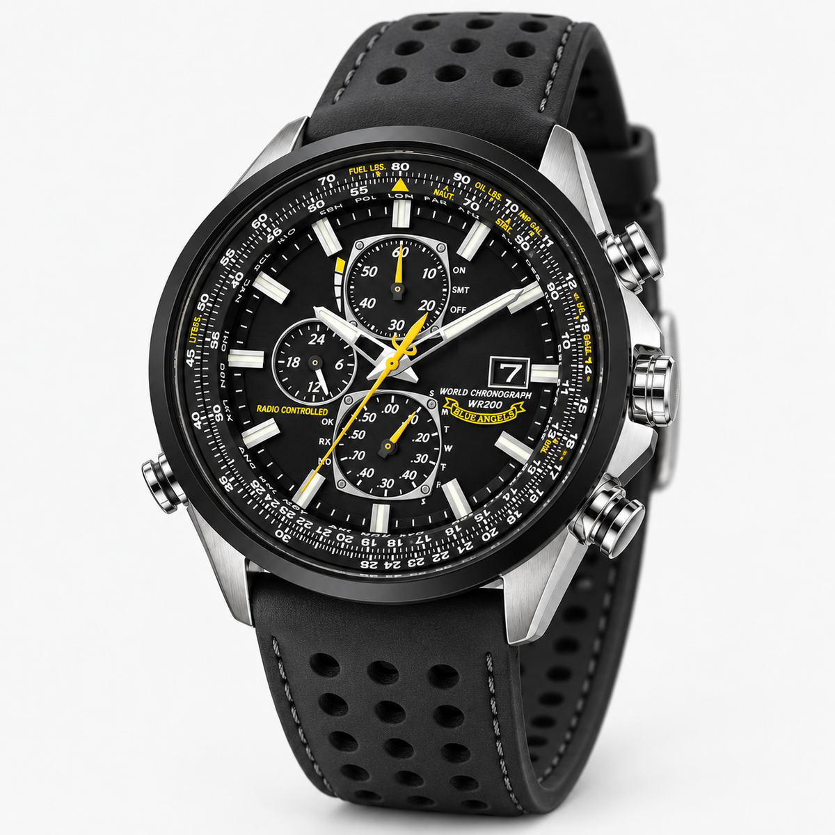 Vyriškas chronografinis laikrodis MultiSteel 42mm, plienas sidabrinis, mėlynas ciferblatas, elegantiškas