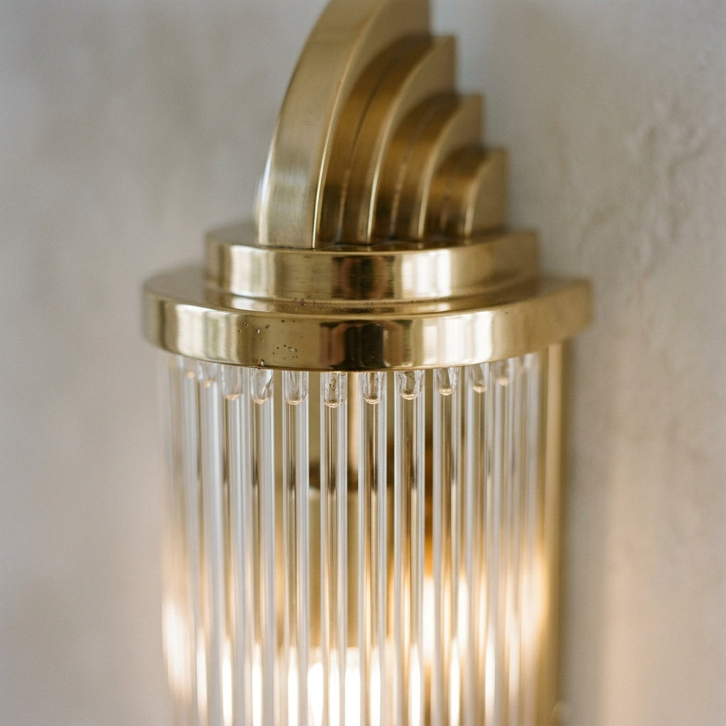 Gatsby Wandlampe - Art-Deco-Eleganz in Gold
