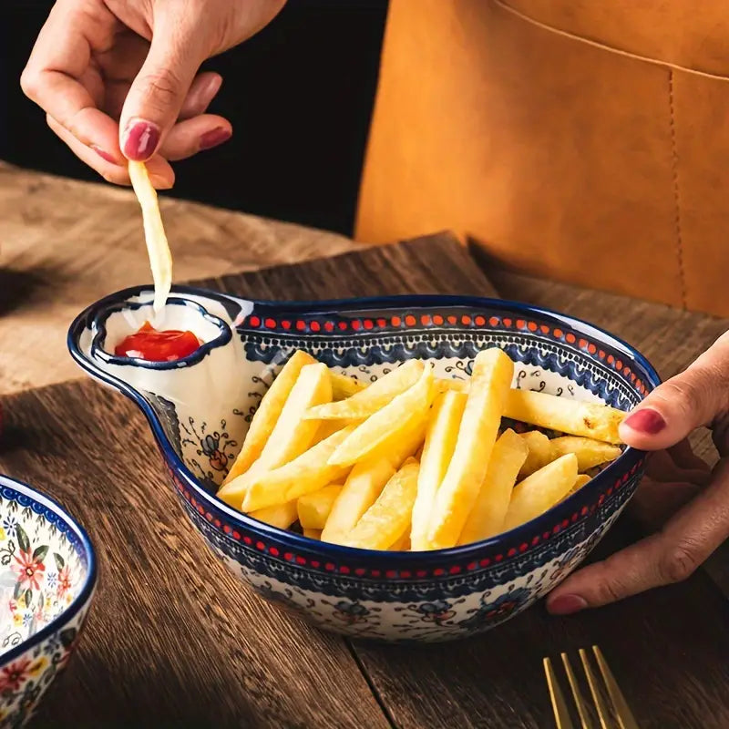 Elegante toskanische Keramik-Schüssel – Dekoratives und praktisches Kochutensil für eine anspruchsvolle Gastronomie