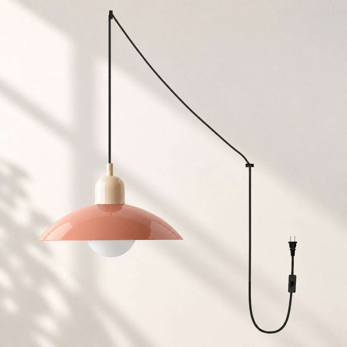 Mid Century Bauhaus Steckerpendelleuchte