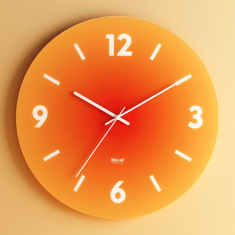 Luxe - Elegante Glas-Wanduhr für einen Hauch von Eleganz in Ihrem Zuhause