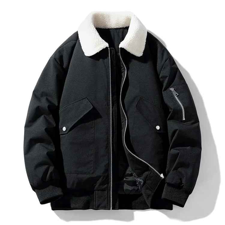 Fliegerjacke mit Sherpa-Futter für maximalen Komfort und Stil