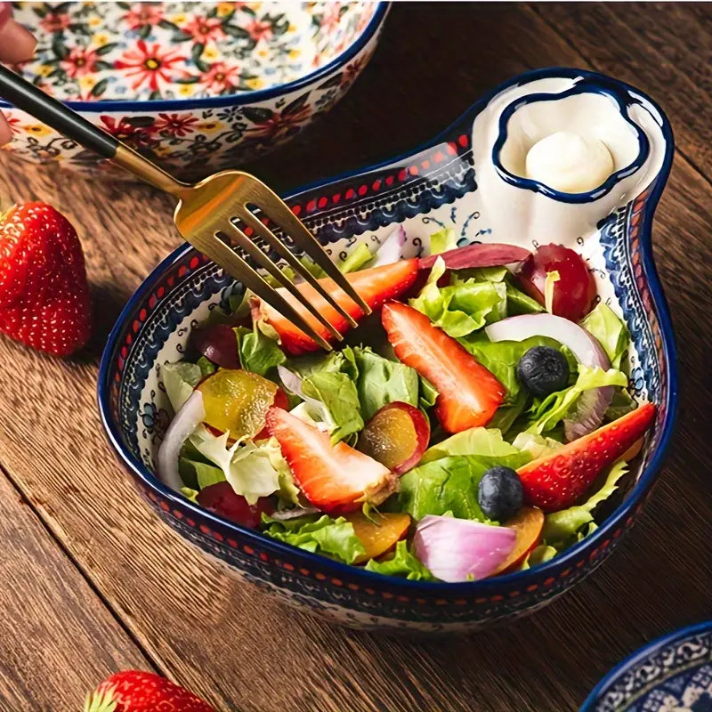 Elegante toskanische Keramik-Schüssel – Dekoratives und praktisches Kochutensil für eine anspruchsvolle Gastronomie